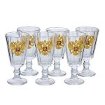 Set 6 Ly Lafitnik Bằng Thủy Tinh Của Nga