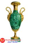 Bình Hoa Đá Malachite Của Nga Hình Chiếc Cúp