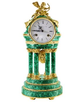 Đồng Hồ Đá Malachite Và Vị Thần Tình Yêu Cupid Của Nga