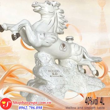 Rượu Con Ngựa Rogers XO Chai Lớn 4L Nội Địa Trung