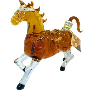 Rượu Hình Con Ngựa Thủy Tinh 1000mL
