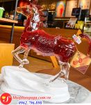 Chai Rượu Con Ngựa 2026 Bằng Thủy Tinh 1L Mẫu Đẹp