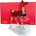 Chai Rượu Con Ngựa 2026 Bằng Thủy Tinh 1L Mẫu Đẹp