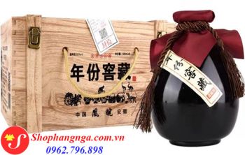 Rượu Chí Tôn Đài Hộp Gỗ 6 Vò x500mL Loại Xịn Trung Quốc