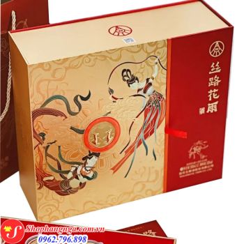 Rượu Wuliangye Silk Road Flower Rain Hộp Quà Cao Cấp
