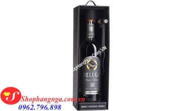 Rượu Beluga Gold Line Hộp Da Chính Hãng Của Nga, Giá Tốt