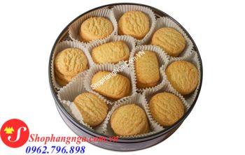 Bánh Nga Hộp Sắt Hình Tròn Hoa Hồng Chính Hãng Giá Rẻ