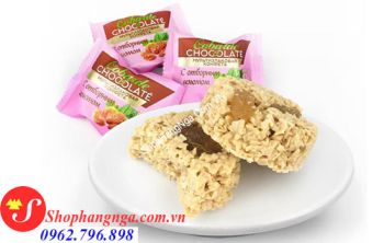 Bánh Ngũ Cốc Yến Mạch Cobarde El Chocolate Hồng Của Nga