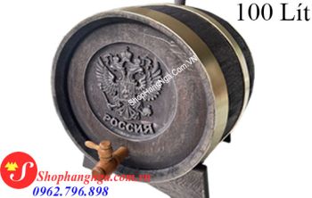 Thùng Rượu Gỗ Sồi Đỏ Cao Cấp 100 Lít Của Nga Giá Rẻ