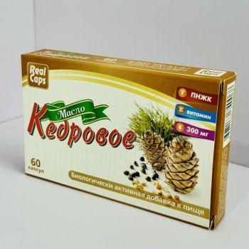 Tinh dầu thông đỏ của Nga Real Caps Cedar Oil 60 Viên